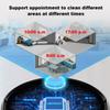 LIECTROUX Робот-пылесос X6 Lidar, лазерная навигация и картографирование, многоуровневая карта 6500 Па, 5 сохраненных карт, настройка виртуальной стены через приложение, влажная уборка в форме Y