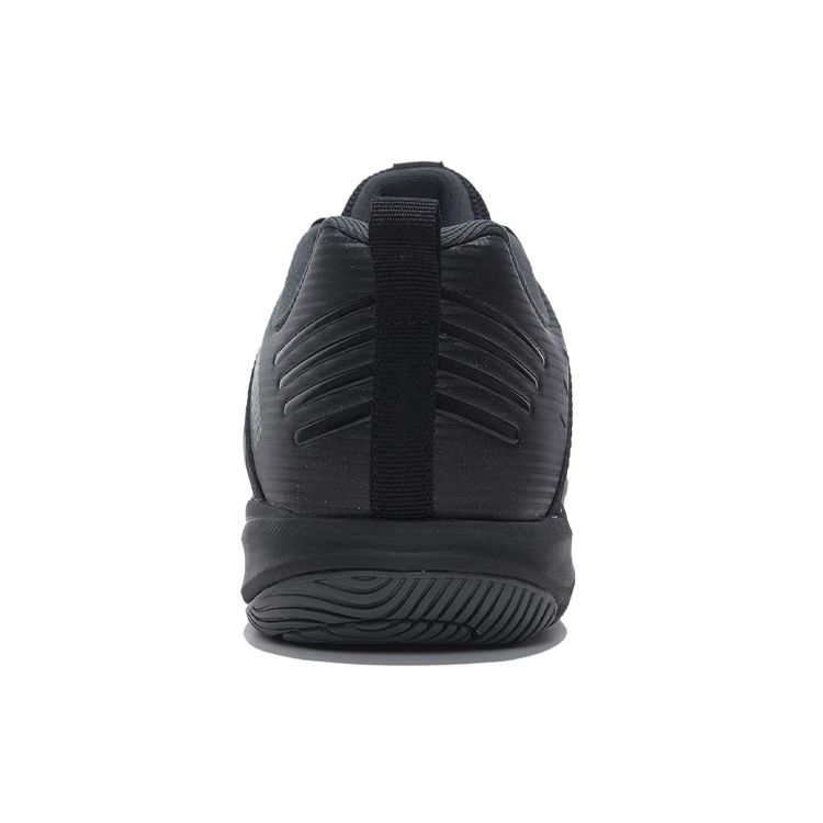 Li-Ning Мужские кроссовки для бадминтона Chameleon TD Professional Competition Shock Absorbing Non-Slip с низким верхом, черные AYTP031-11