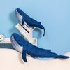 Whale Plush Toys Stuffed with Lifelike Humpback Whale Dolls Soft Shark Pillows Cushion Room Decor