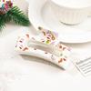 Рождественская заколка для волос Lady Cute Sweet Print Заколка для волос Зажим для волос в виде акулы Аксессуары для волос