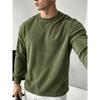 Men S Casual Loose Fit Long Sleeve Solid Color Sweatshirt
