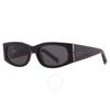 Philipp Plein Grey Oval Ladies Sunglasses Spp025s 0700 55