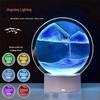 Светодиодная настольная лампа с пересыпающимся песком: 3D Ночник для Декора Гостиной или Офиса
