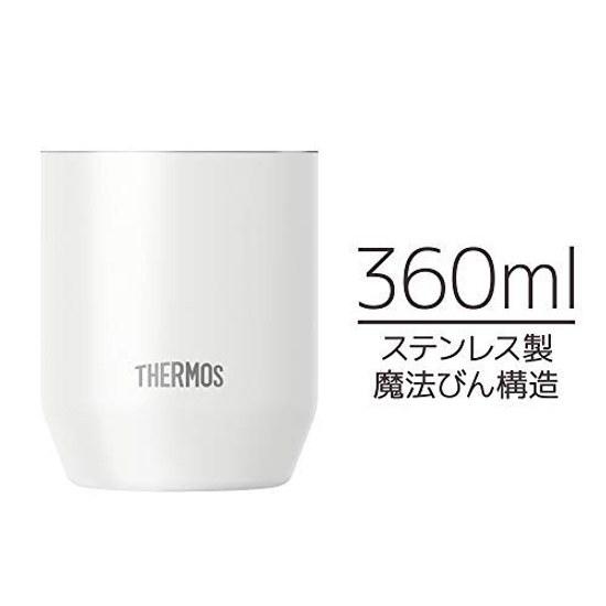 Термос Thermos с вакуумной изоляцией, 360 мл, белый, JDH-360C WH