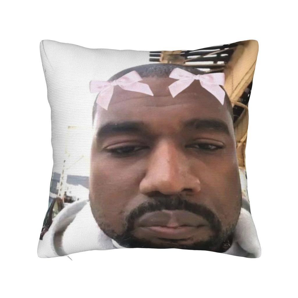 K-kanyes w-wests смешные мемные наволочки Чехол для подушки Подушки Новый стиль Декор дивана Молния Разные размеры