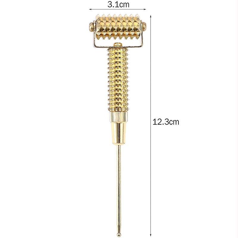Инструменты для красоты лица. Зонд для ушей и тела. Массажер для лица. Ролик для поиска акупунктурных точек. Массажная ручка. Подтяжка лица. Инструмент для красоты лица. (Золото)