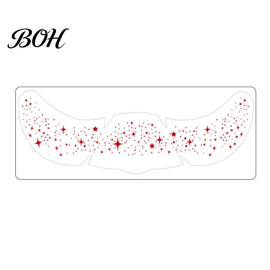 Eco-friendly Temporary Tattoos Tattoo Sticker, Red Freckles Face Tattoo, Waterproof Non-irritating for Kids Adults Festive Party Makeup Skin-friendly