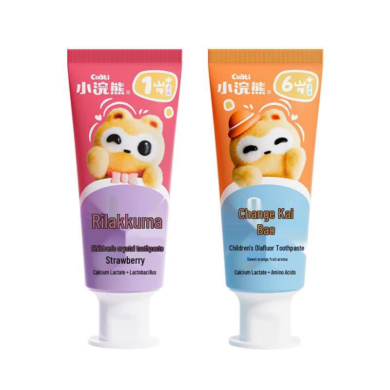 Little Raccoon Strawberry Fruit Flavor Kids Toothpaste