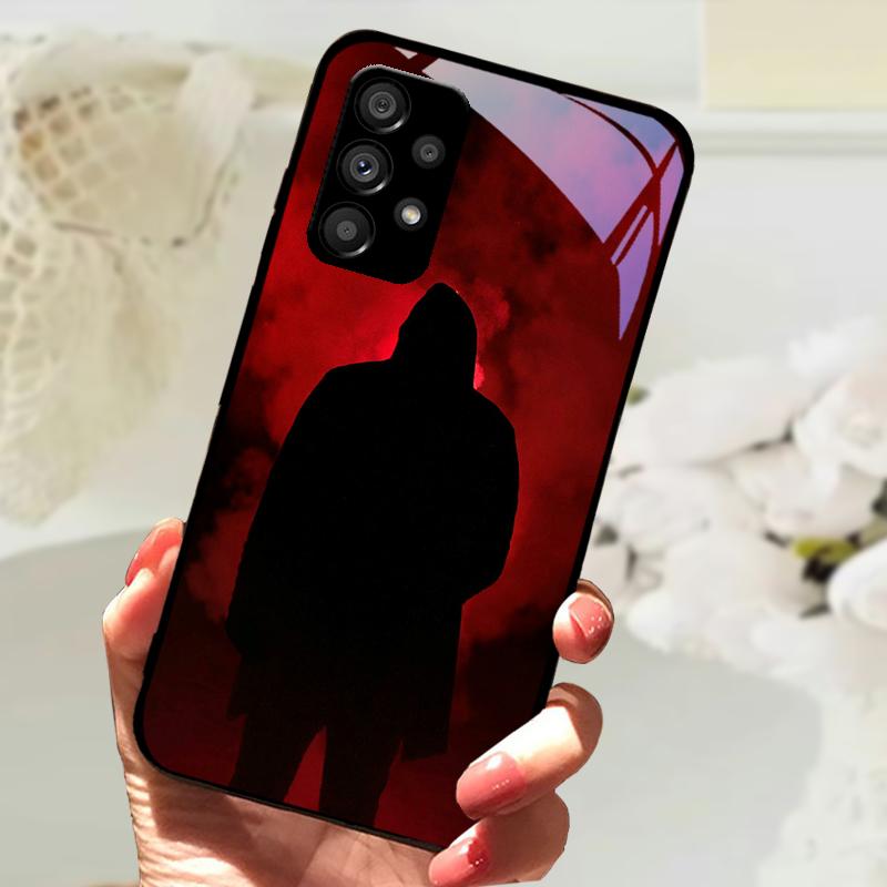 Стеклянный Чехол Для Samsung A13 A23 4G 5G Мультяшный Закаленный Стеклянный Чехол Для Телефона Для Galaxy A33 A53 A73 5G Жесткий ПК Стеклянный Защитный Чехол