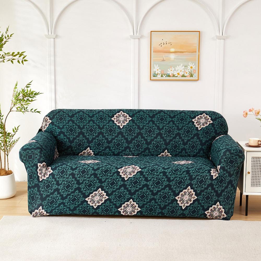Эластичный диванный чехол с принтом Универсальный тянущийся протектор для дивана Защитник мебели