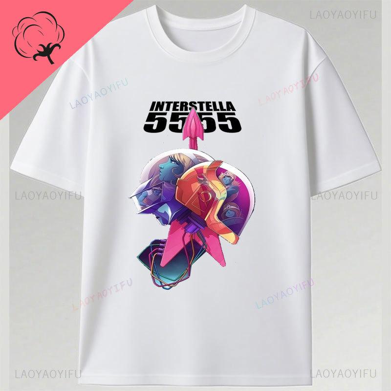 Camisetas Daft Punk Graphic Tshirts Popular Fashion Music Lover Gift Punk Band Cotton Short Sleeve Print Unisex Clothing