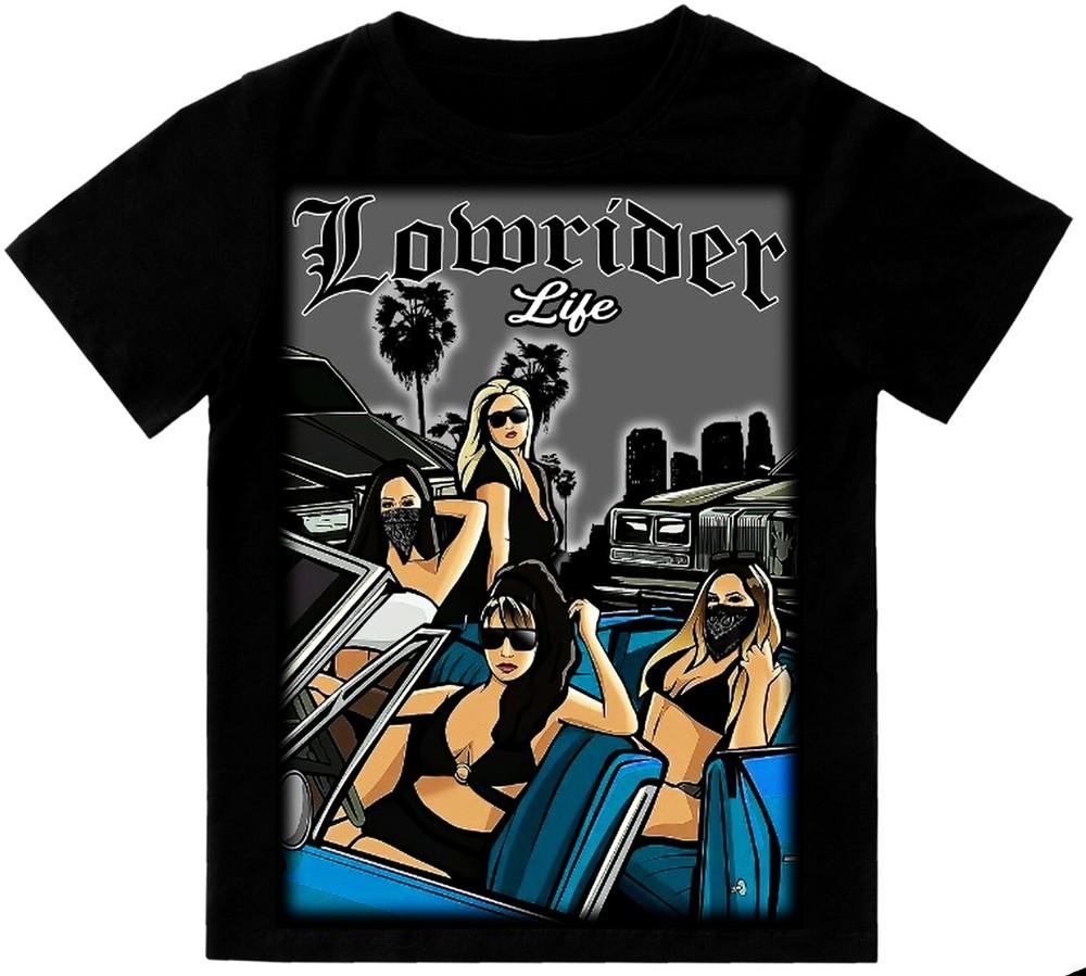 Low Rider Animated Cruising Mens Heavyweight Print On Shaka Wear Tee Unisex T-Shirt
