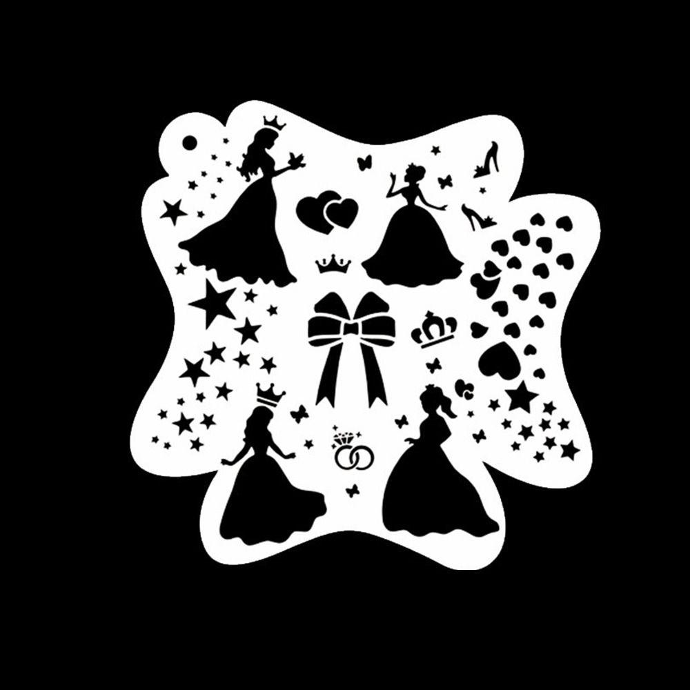 Ручная роспись лица, шаблоны для рисования, многоразовые инструменты для макияжа своими руками, трафареты для рисования боди-арта