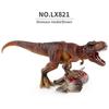 Детализированная статичная фигурка динозавра в ярких цветах Модель-игрушка Тираннозавр против Трицератопса