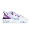 React Element 55 Psychic Blue Женские кроссовки Белый футбольно-серый BQ2728-008