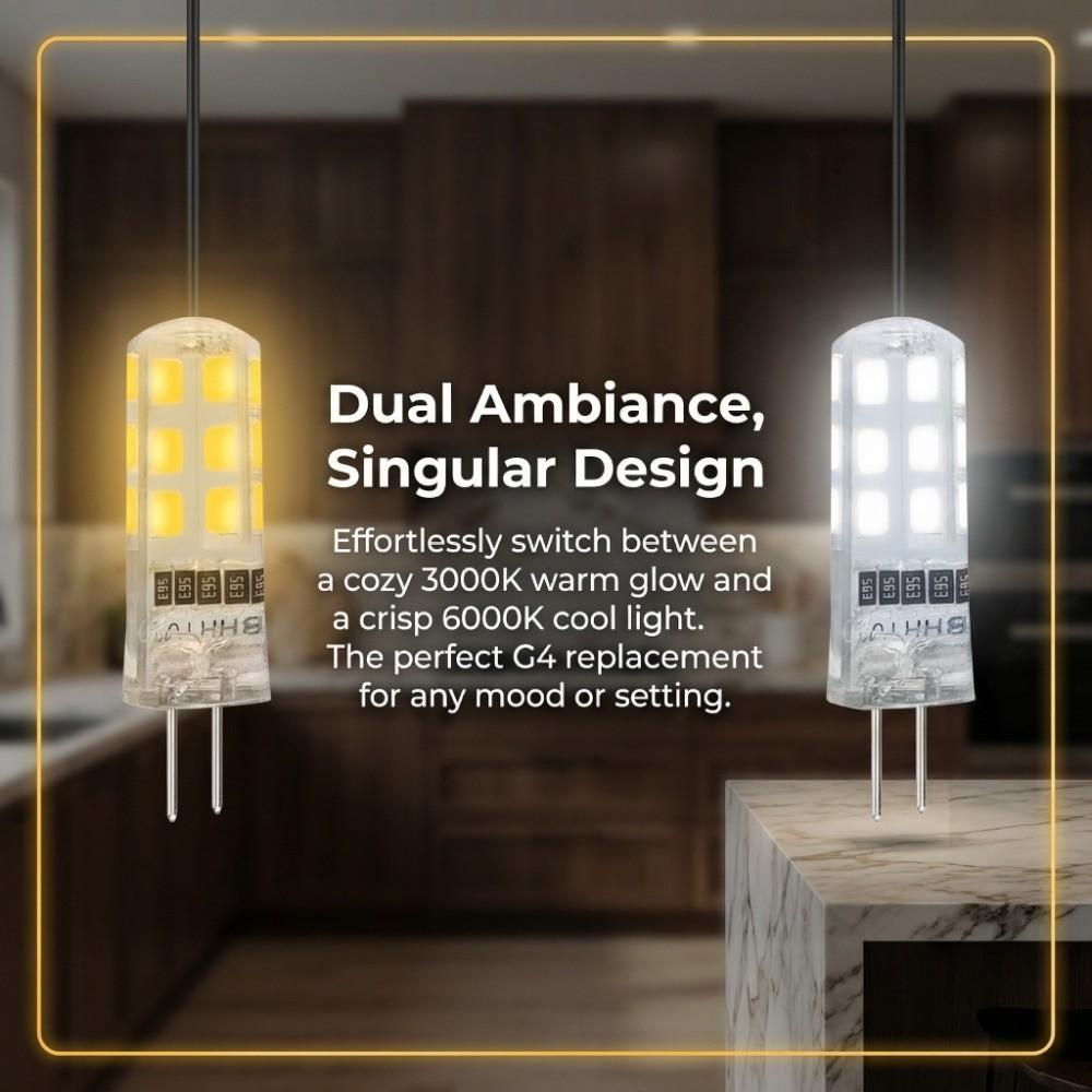 10Pcs Energy Saving Mini G4 LED Light Bulbs Warm White Corn Lamp LED Bulb Home Decoration