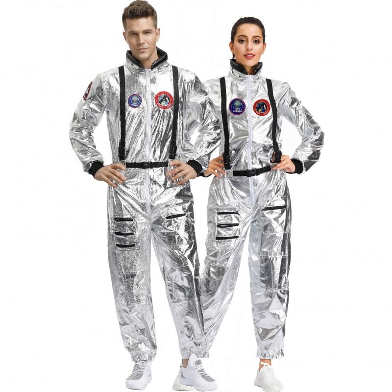 Halloween Astronaut Costume Couple Space Suit Movie Inspired Pilot Outfit Cosplay