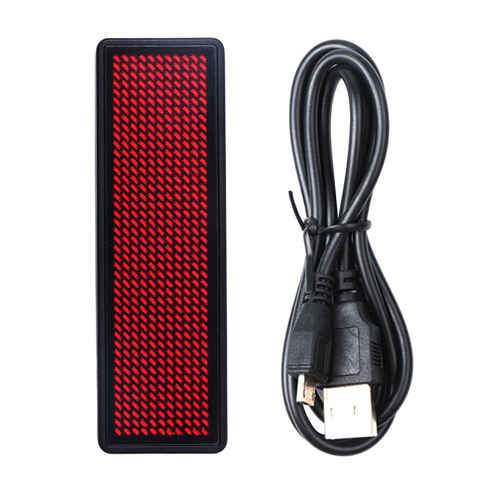 Мини-светодиодный цифровой программируемый перезаряжаемый знак с прокруткой имени сообщения