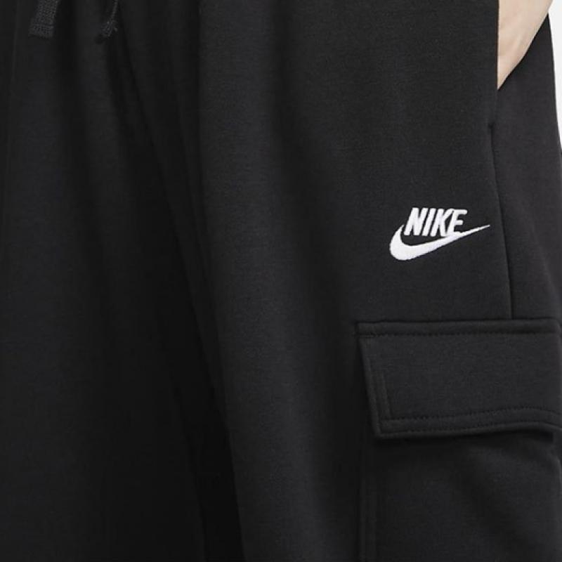 Nike Брюки женские S Club флисовые свободные спортивные брюки-карго Dq5197 010 S2306