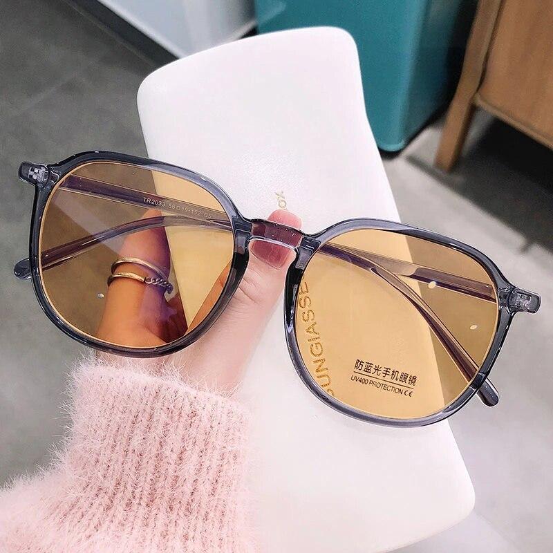 Модные фотохромные очки для мужчин и женщин, квадратные очки для близорукости, уличные изменяющие цвет очки для близорукости