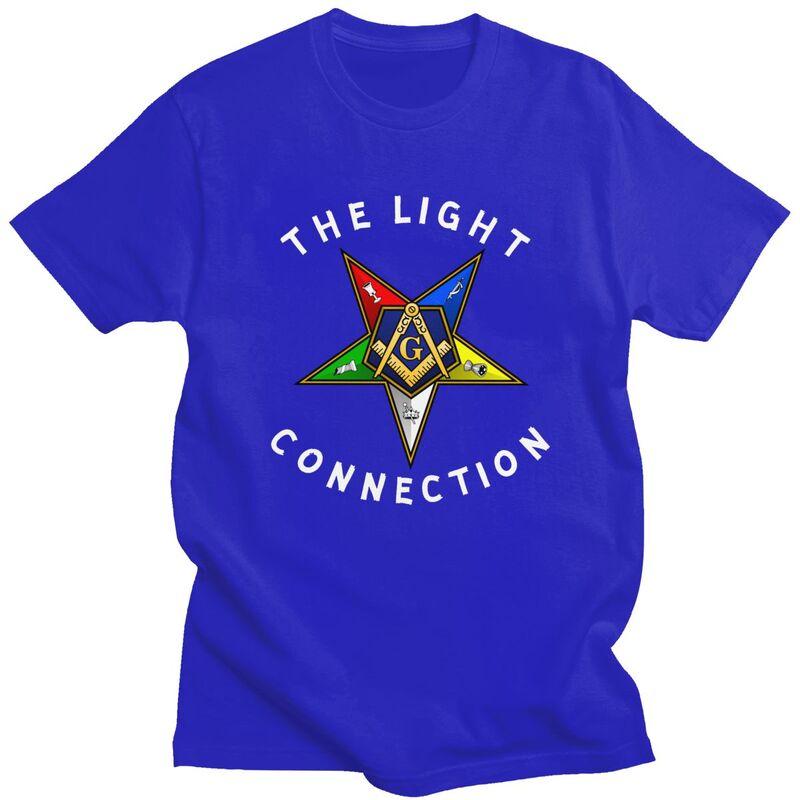 Custom Fashion OES Eastern Star T Shirts Men Tshirt Casual Tee Tops Oversized Tshirt Gift
