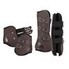 4 PCS Front Hind Leg Boots Adjustable Horse Leg Boots Equine Front Hind Leg Guard Equestrian Tendon
