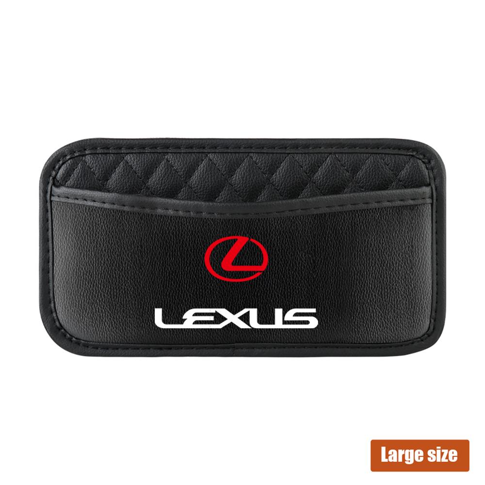 SDPE3 Car Storage Box Phone Pocket Back Seat Organizer Hanging Bag Accessories For Lexus LS LC IS350 ES300h ES300 IS250 IS220d NX350h