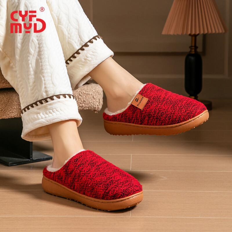 Женские модные шлепанцы на платформе-клине с подушкой из пены с эффектом памяти - Мягкая ткань и Нескользящая подошва из ТПР, Удобные в носке, Подходят для дома, спальни