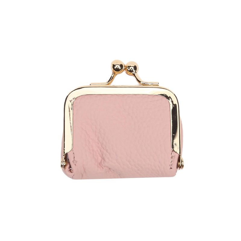 Портативная кожаная мини-шкатулка для драгоценностей, винтажный мини-кошелек для монет, футляр для ювелирных изделий с замком-поцелуем, футляр для наушников и кольца