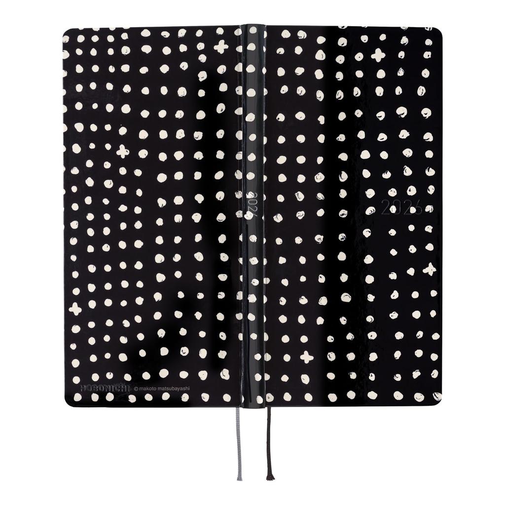 Hobonichi Techo 2026 weeks by Makoto starting in weekly slim vertical Matsubayashi/dot, January, planner, left,