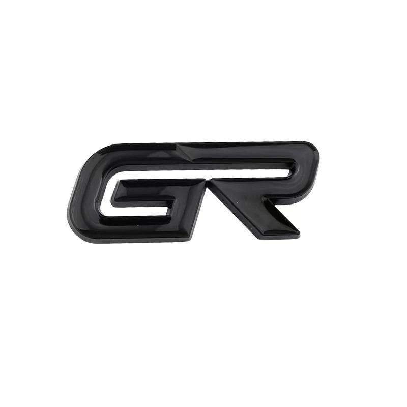 ACH1   3D Металлический Значок-Эмблема Логотипа Автомобиля для Toyota GR Sport C-HR RAV4 Prado Prius Avensis Наклейка на Переднюю Решетку Задний Багажник Аксессуары