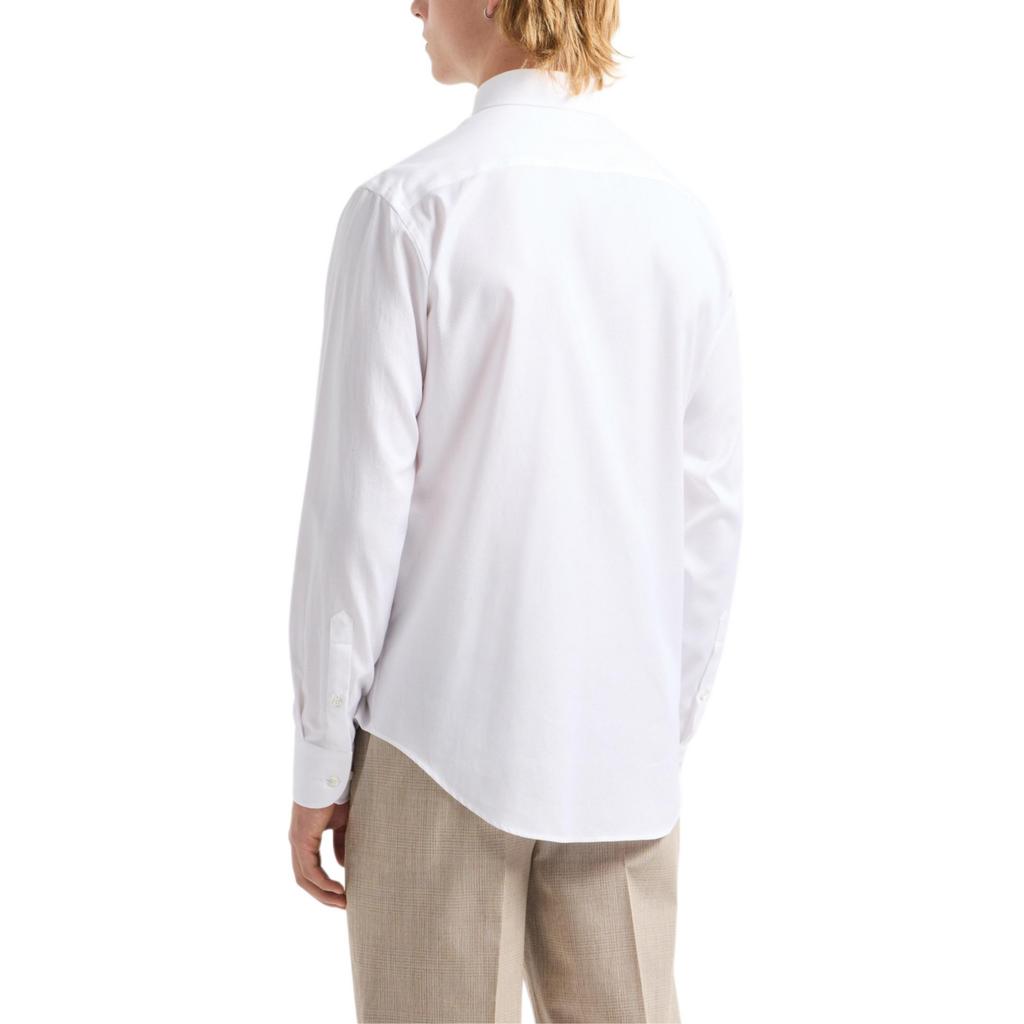 EMPORIO ARMANI Soft finish Micro armure Cotton Shirt EM000195-TE10401-U0002