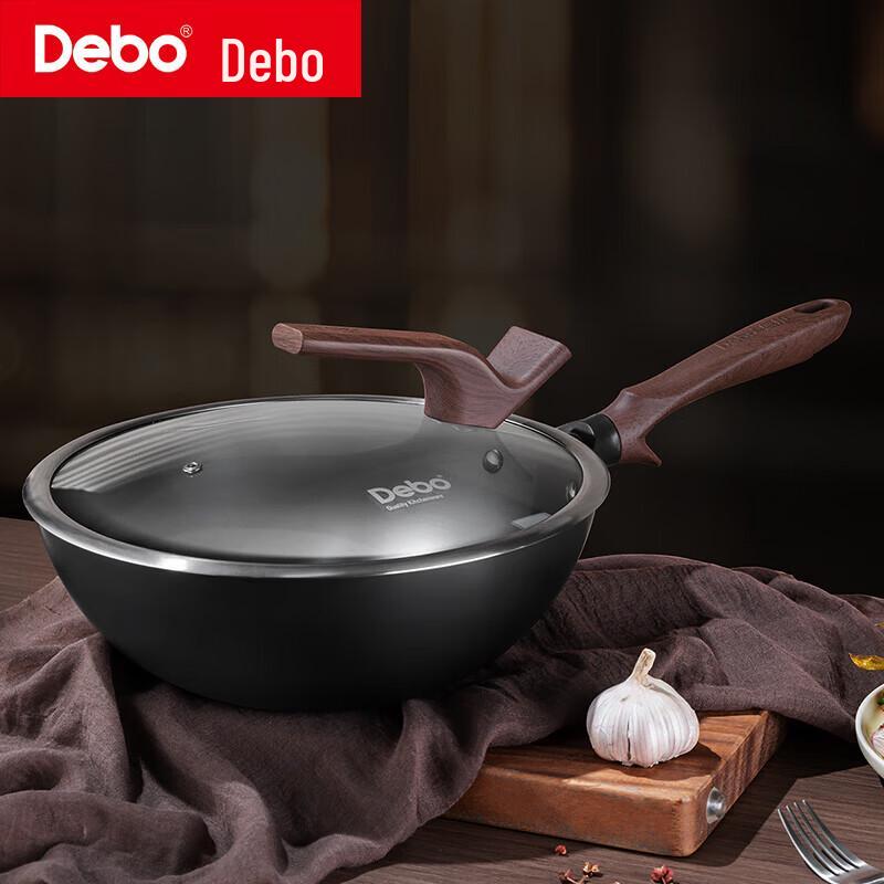 Debao Zenas 28cm Fine Iron Non-Coating Wok