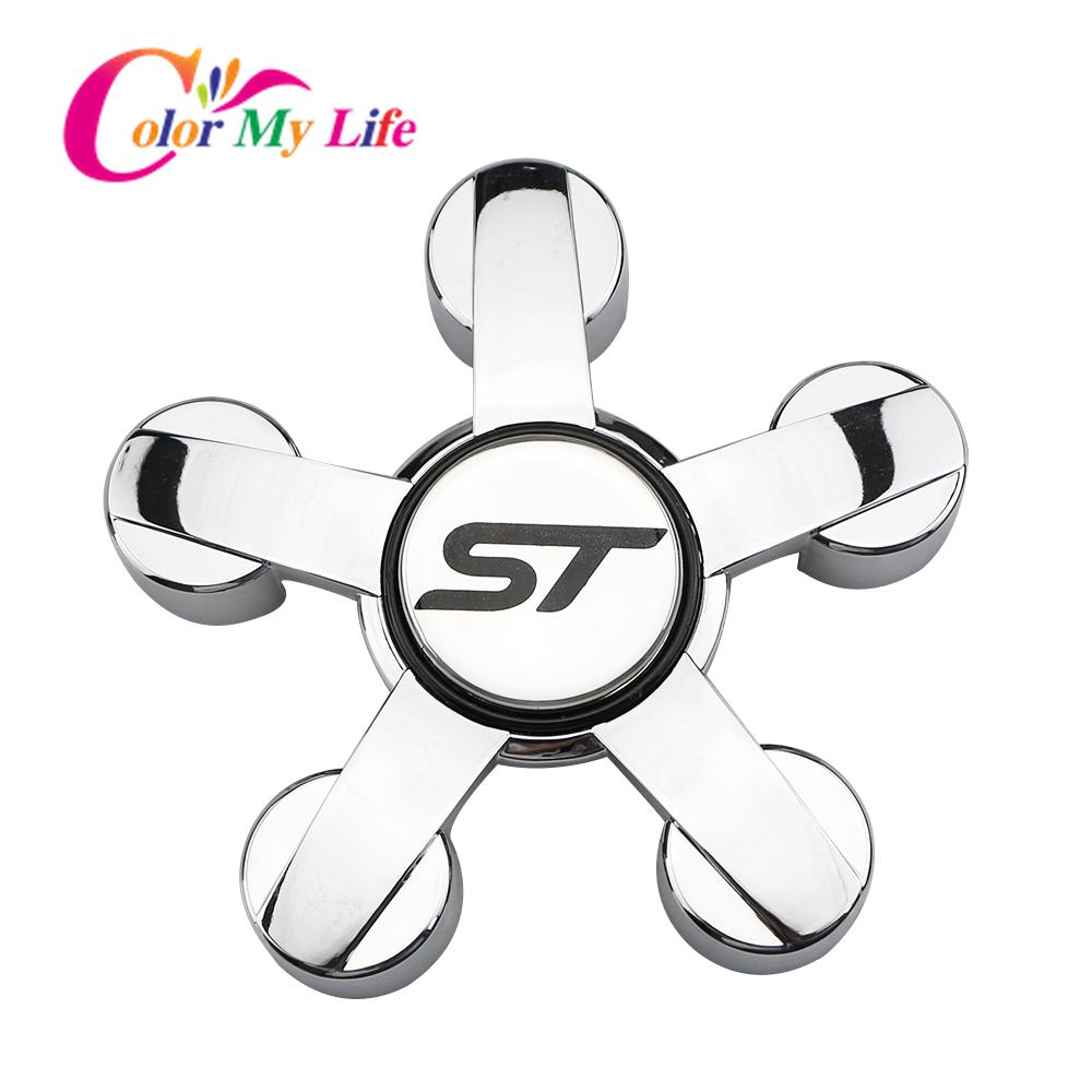 Color My Life 4 шт./компл., обновленные винты для колес автомобиля, защитная крышка, накладка на колпачок колеса для Ford Focus 3 4 2015-2018