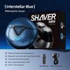 Portable Rechargeable Men's Electric Beard Shaver - Compact Travel Design