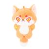 Adorable Plush Wolf Toy Cute Fluffy Fox Doll Birthday Gift Keychain