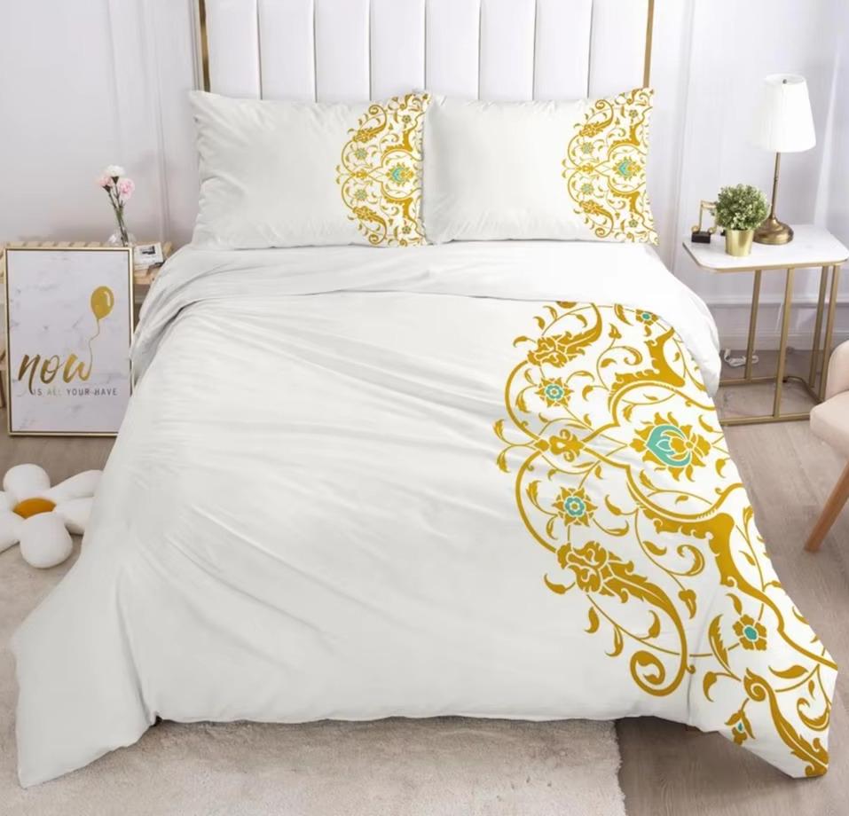 Comforter 3D Hd Quality Printed Queen King Size Home Decor Bedding Set For Women Coworker Gift 3 Piece Set With 2 S