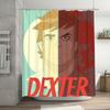 Декстер, Шторка для душа с крючками, Интересный подарок на день рождения, Перегородка для ванны, Украшение для ванной комнаты, Аксессуары для ванной комнаты