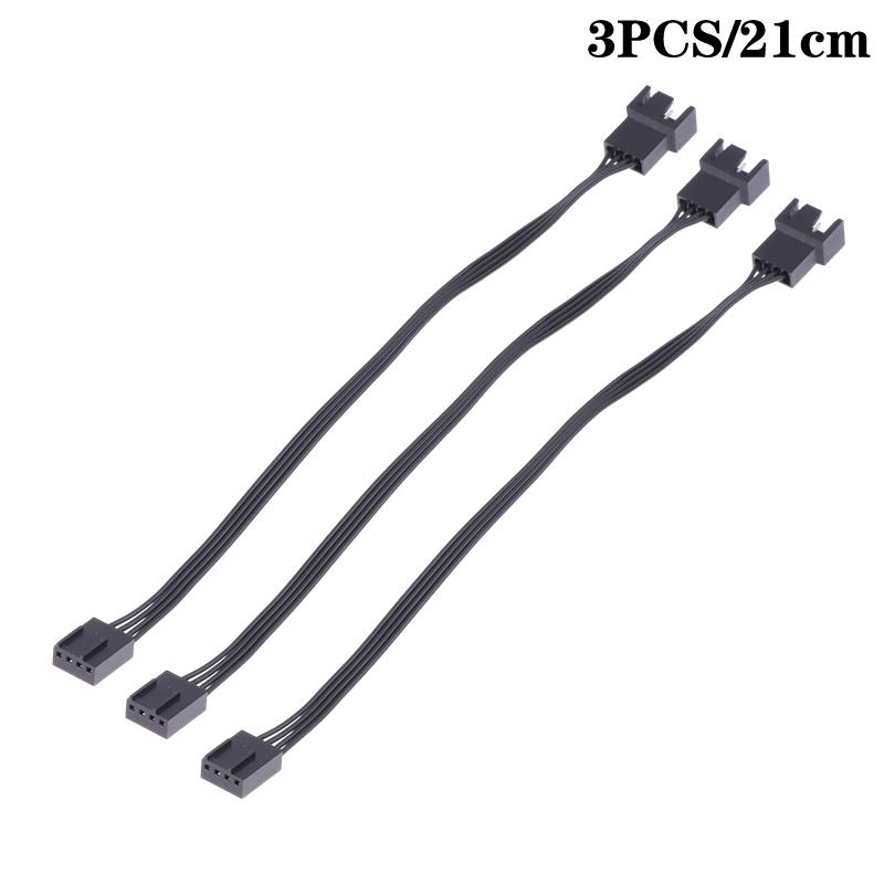 5 шт. 4-контактный ШИМ-адаптер для подключения вентилятора процессора, удлинитель для вентилятора компьютера, сменный кабель питания, аксессуары 24Awg