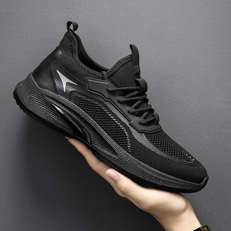 Летние новые легкие кроссовки 2025 года, мужская модная спортивная обувь, сетчатая спортивная обувь, дышащая повседневная мужская обувь