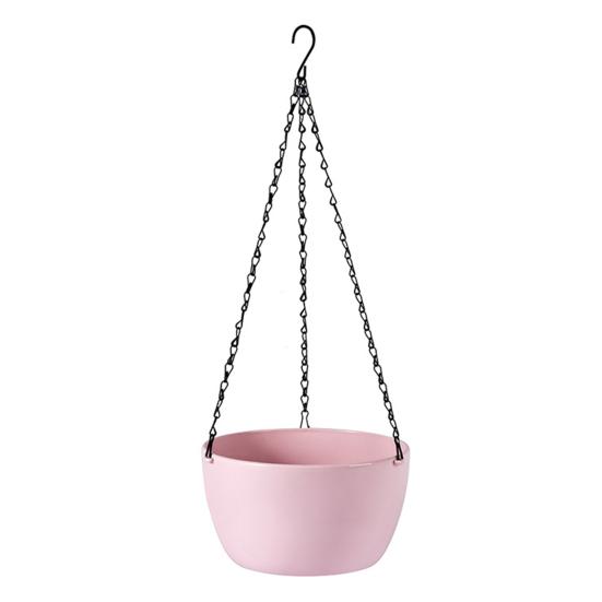 Подвесной цветочный горшок с боковыми отверстиями для полива, антикоррозийным покрытием, подвесной кашпо, S-образный крюк, подвесной цветочный горшок