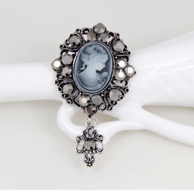 1 шт. Женские украшения Длинные винтажные броши Красивые броши-камеи для женщин Подарок AVE