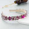 Retro Women Baroque Hairbands European and American Rhinestone Full Diamond Headband Palace Style Hair Ties Hair Accessory