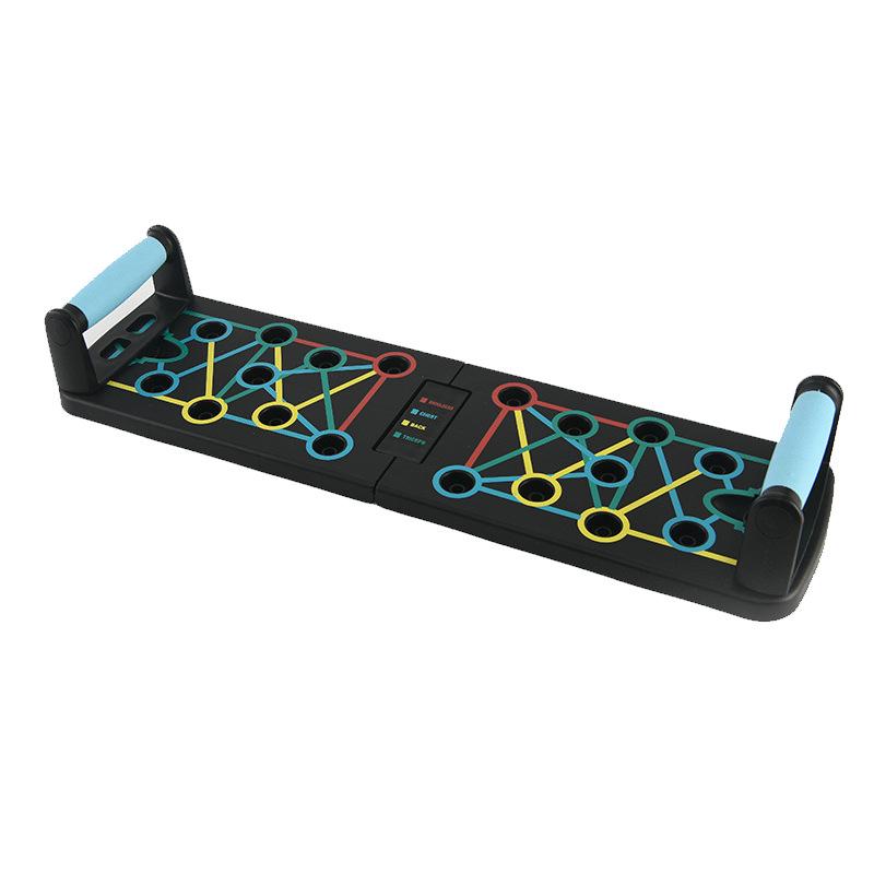 Cross-Border Foldable Push-Up Board: Multifunctional Chest Muscle Training Aid for Home Fitness