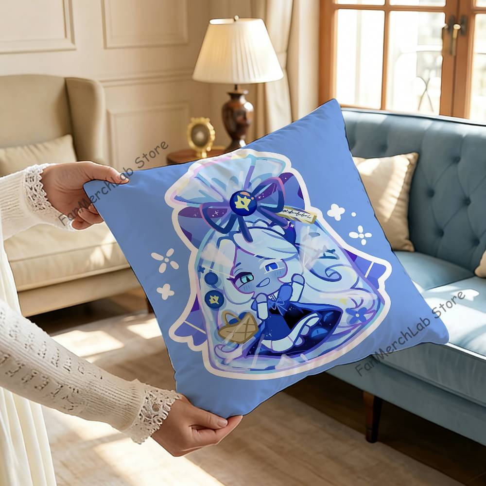 Game CCookie SShadowS Milk Pillowcase Pillowslip Cushion Plush Boys Girls Cartoon Anime Kawaii Decoration Kids Birthday Gifts