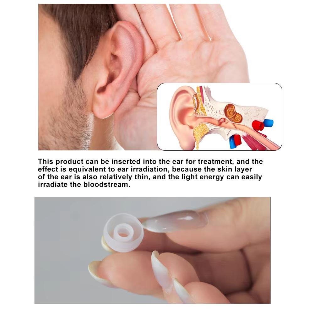 650nm Red Light Ear Care Device - Portable LLLT Technology for Ear Canal Wellness Support