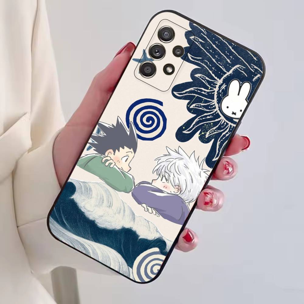 H-Hunter X Hunter Anime Phone Case For Samsung S25,S24,S21,S22,S23,S30,Ultra,S20,Plus,Fe,Soft Silicone Black Cover