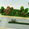 70 Pieces 9cm Trees Layout Train Railway Diorama Wargame Landscape Scenery OO Z TT Multi Scale