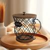 Coffee Pod Holder Iron Coffee Capsule Holder Hollow Coffee Pod Storage Kitchen Countertop Organizer Waterproof Base Baskets