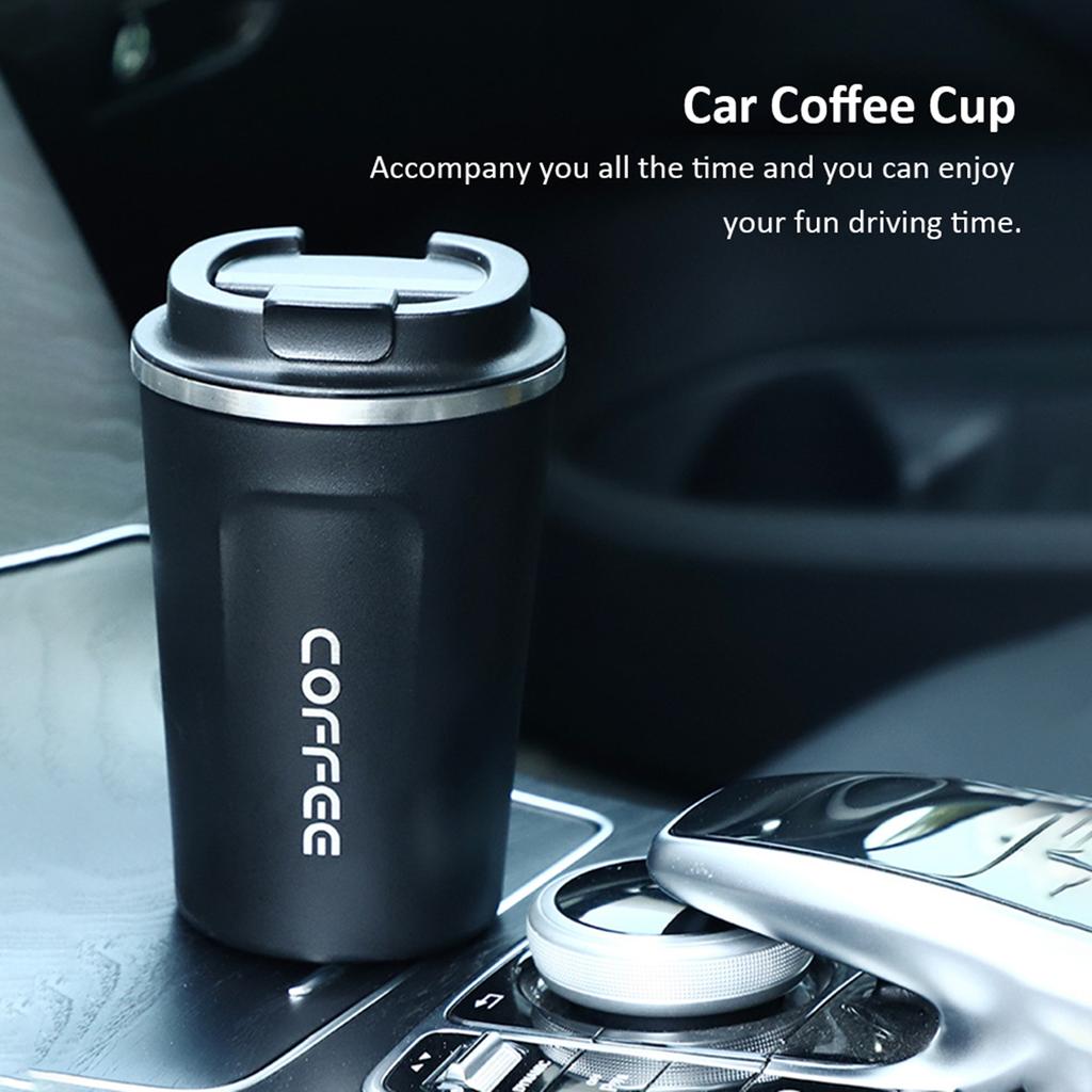 Stainless Steel Coffee Cup Leakproof Insulated Thermal Cup Car Portable Travel Coffee Mug